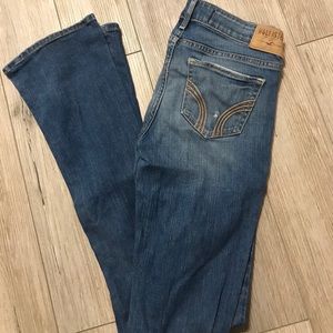 Hollister, Mid Wash Jeans, Juniors, 3 Long